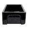 Alfi Brand Black Gloss 33" x 18" Reversible Fluted / Smooth Fireclay Farm Sink AB3318HS-BG - alternate 9